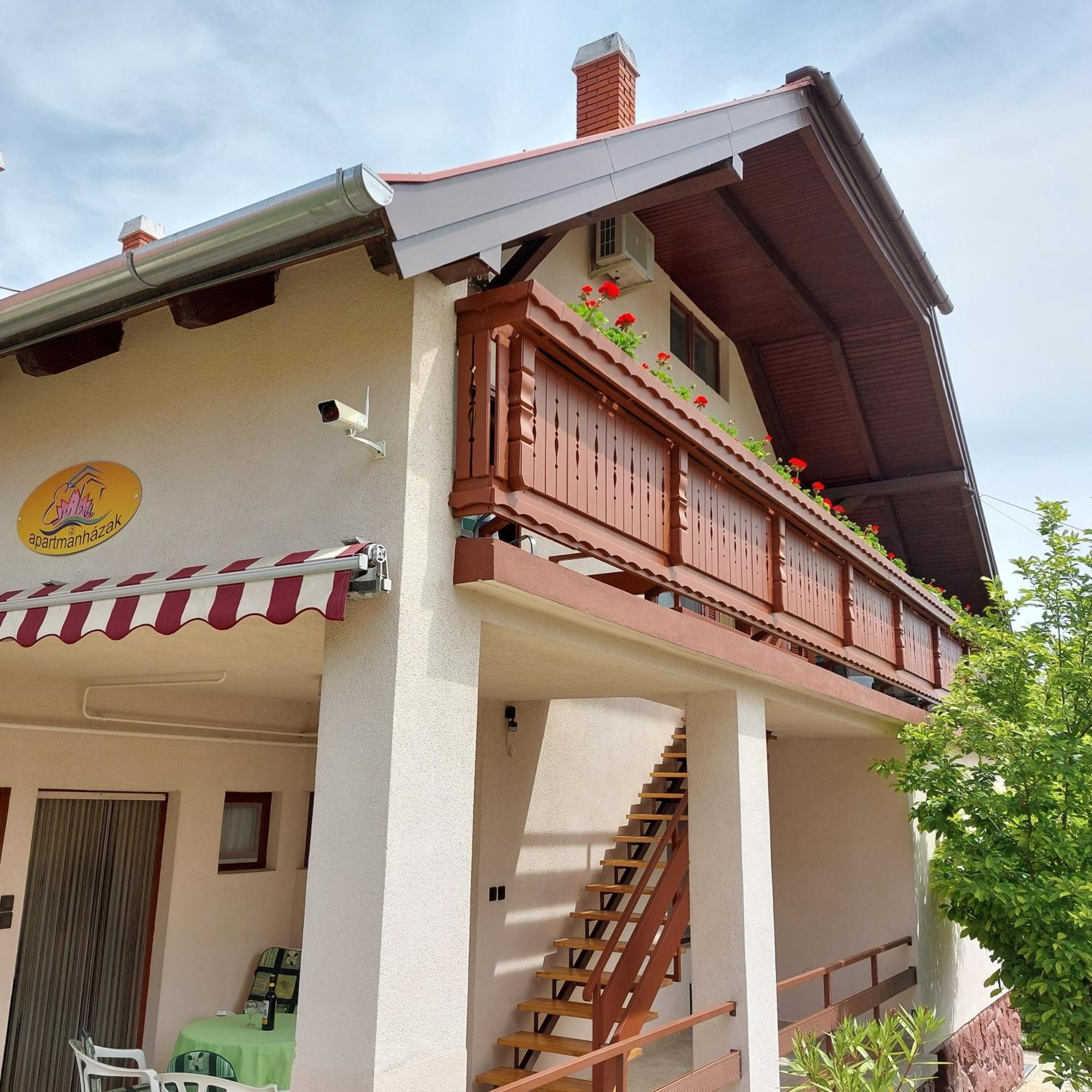 Erika Apartmanházak Hévíz Exterior foto